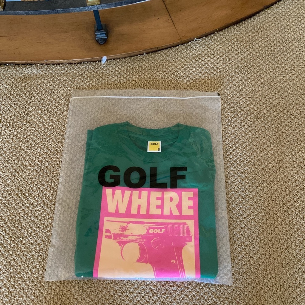 Brand New Golf Where Protection Tshirt